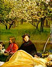 Apple Blossoms Spring detail I by John Everett Millais